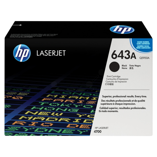 КАСЕТА ЗА HP COLOR LASER JET 4700 - Black - /643A/ - P№ Q5950A