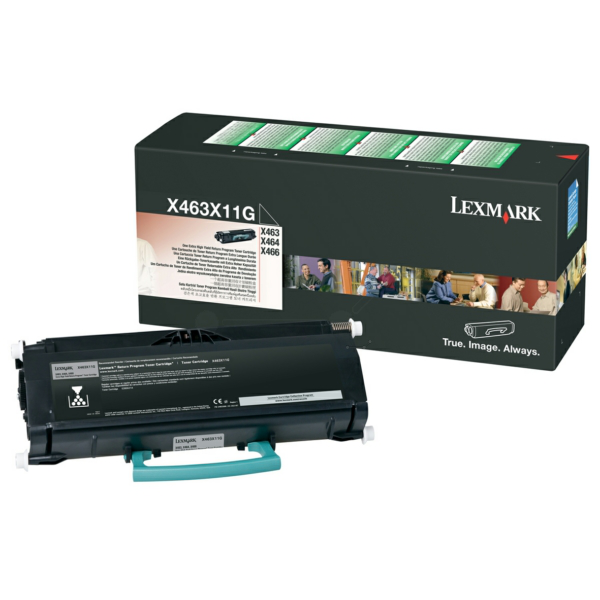 КАСЕТА ЗА LEXMARK X463/X464/X466 - Black - Return program cartridge - PN X463X11G