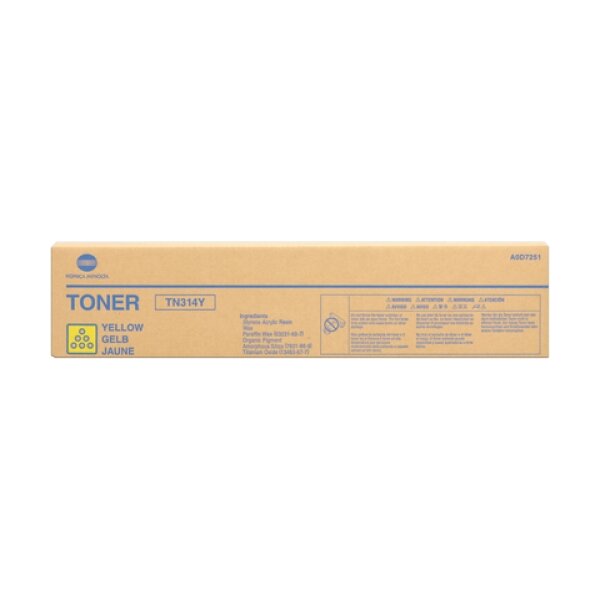 КАСЕТА ЗА KONICA MINOLTA BIZHUB C353/C355 - Yellow - TN314Y (TN-314Y) -  P№ A0D7251