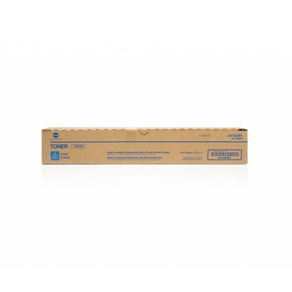 КАСЕТА ЗА KONICA MINOLTA BIZHUB C220/C280 - Cyan - TN216C (TN-216C) -  PN A11G451