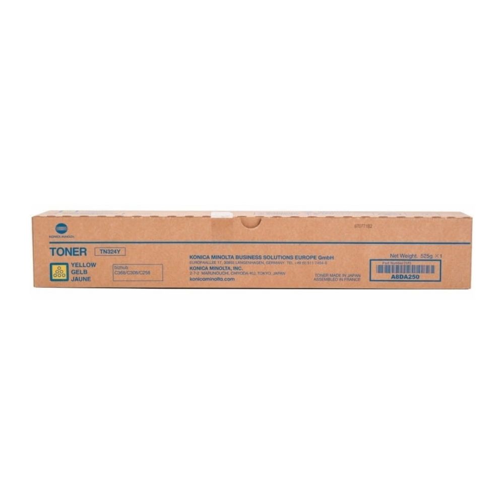 КАСЕТА ЗА KONICA MINOLTA BIZHUB C258 - Yellow - TN-324Y (TN324Y) -  PN A8DA250