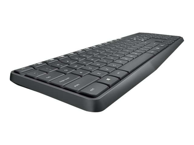 КОМПЛЕКТ МИШКА + КЛАВИАТУРА LOGITECH MK235U Wireless - Black - P№ 920-007931