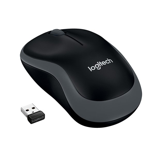 МИШКА LOGITECH M185 - Wireless - Grey - P№ 910-002235