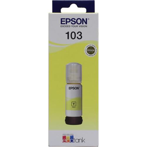 БУТИЛКА МАСТИЛО ЗА EPSON L1110/L3100/L3101/L3110/L3150/L5190 - /103/ -  EcoTank - Yellow - Ink Bottle - P№ C13T00S44A