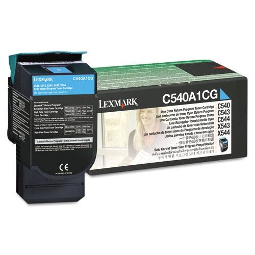 КАСЕТА ЗА LEXMARK OPTRA C540 series/X540 series - Cyan - Return program cartridge - P№ C540A1CG