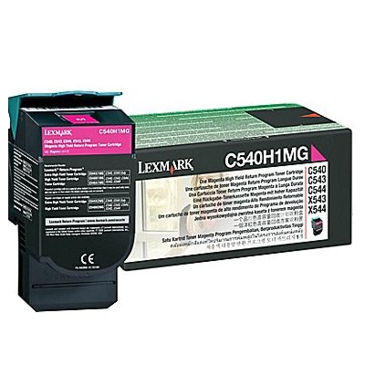 КАСЕТА ЗА LEXMARK OPTRA C540 series/X540 series - Magenta - Return program cartridge - HIGH CAPACITY - PN C540H1MG