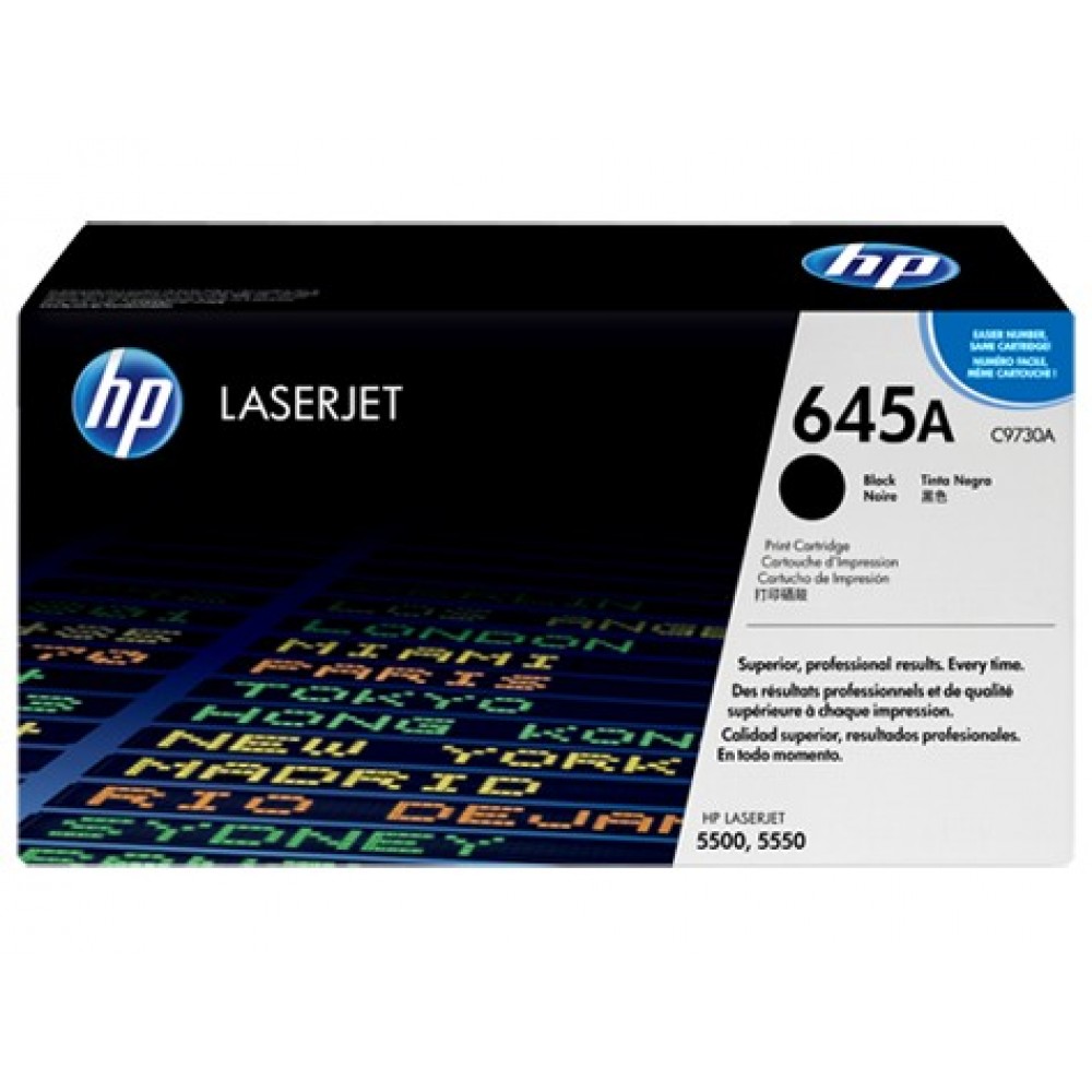 КАСЕТА ЗА HP COLOR LASER JET SMART PRINT 5500 - Black - /645A/ - PN C9730A