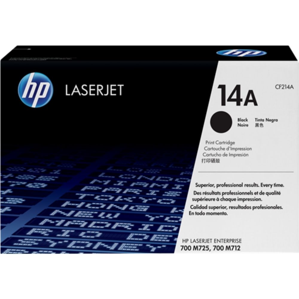 КАСЕТА ЗА HP LaserJet Enterprise 700 M725/M712 - /14A/ - Black - PN CF214A