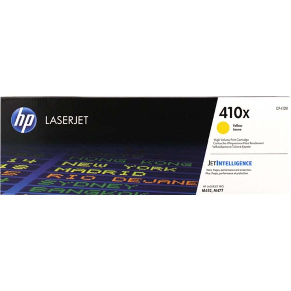 КАСЕТА ЗА HP Color LaserJet Pro M452 series/MFP M477 series - /410X/ - Yellow - PN CF412X