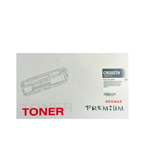 КАСЕТА ЗА CANON i-SENSYS LBP 220 Series/MF440 Series - CRG057H (CRG-057H) - 3010C002 - Black - WITHOUT CHIP / БЕЗ ЧИП  - P№ CT-CRG057H - NEOMAX 