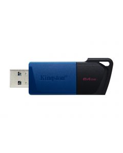 Флаш памет Kingston USB-Stick DataTraveler Exodia M - USB 3.2 Gen 1 (3.1 Gen 1) - 64 GB - Black/Blue - P№ DTXM/64GB