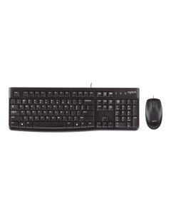 КОМПЛЕКТ МИШКА + КЛАВИАТУРА LOGITECH MK120 US - Wireless - БЕЗ БДС КИРИЛИЗАЦИЯ (WITHOUT BDS Cyrillic) - Black - P№ 910-002562