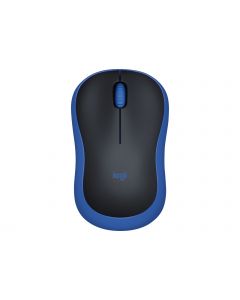 МИШКА LOGITECH M185B - Wireless - Blue black - P№ 910-002239