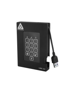 Криптиран твърд диск, външен Apricorn Hard Drive - 1 TB - USB 3.0 - Black - P№ A25-3PL256-1000F