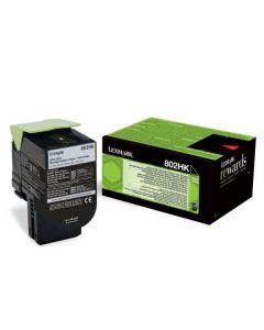 КАСЕТА ЗА LEXMARK CX 410de/410e/410dte/510de/510dhe/510dthe - Black - HIGH CAPACITY - Return program cartridge - P№ 80C2HK0 - /802HK/