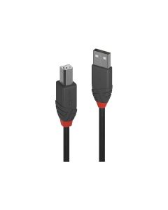 КАБЕЛ USB LINDY - USB to USB-B - 3,0 m - Black - PN 36674