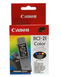 ГЛАВА ЗА CANON S100/BJC 2000/4000/5000 series/MultiPASS C20/30/50/70 - BCI-21C - Color - BCI-21C - P№ 0955A004