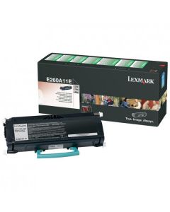 КАСЕТА ЗА LEXMARK E260/E360/E460/E462 - Black - Return program cartridge - P№ E260A11E