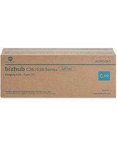 БАРАБАННА КАСЕТА ЗА KONICA MINOLTA BIZHUB C35/C35P/C25 - Cyan - DRUM UNIT - IUP-14C -  P№ A0WG0KJ