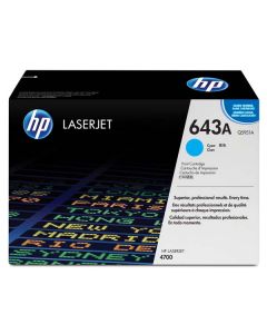 КАСЕТА ЗА HP COLOR LASER JET 4700 - Cyan - /643A/ - P№ Q5951A