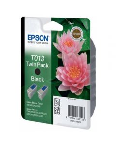КОМПЛЕКТ 2 ГЛАВИ ЗА EPSON STYLUS COLOR 480/580 - BLACK - TWIN PACK - OUTLET - P№ T013402 - A - 600 pages