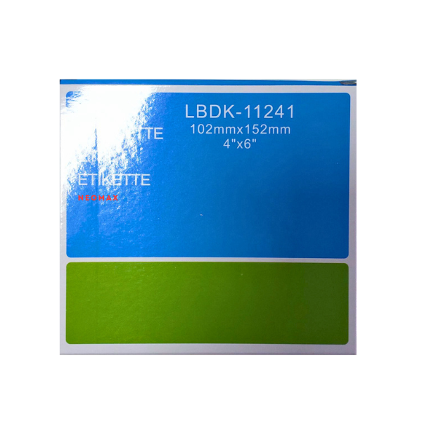 ЛЕНТА ЗА ЕТИКЕТНИ ПРИНТЕРИ BROTHER ТИП QL - LARGE SHIPPING LABEL - 102 mm x 152 mm x 200 - DK11241 (DK-11241) - PN LB-11241 - NEOMAX