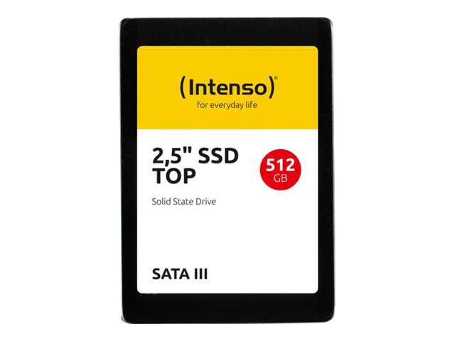 Вътрешен твърд диск Intenso SSD Top - 512 GB - 2.5" - SATA 6 GB/s - P№ 3812450