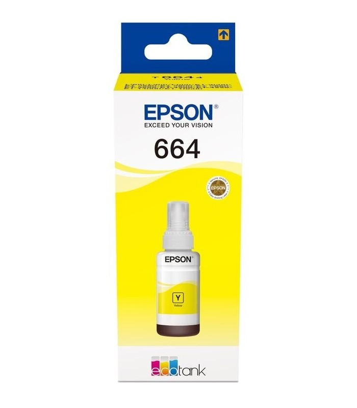 БУТИЛКА МАСТИЛО ЗА EPSON L100/L110/L200/L210/L300/L355/L550 - Ink Bottle - Yellow - /664/ - T6644 - P№ C13T66444A