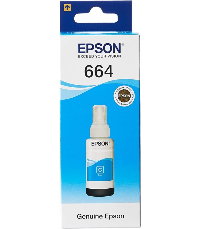 БУТИЛКА МАСТИЛО ЗА EPSON L100/L110/L200/L210/L300/L355/L550 - Ink Bottle - Cyan - /664/ - T6642 - P№ C13T66424A 