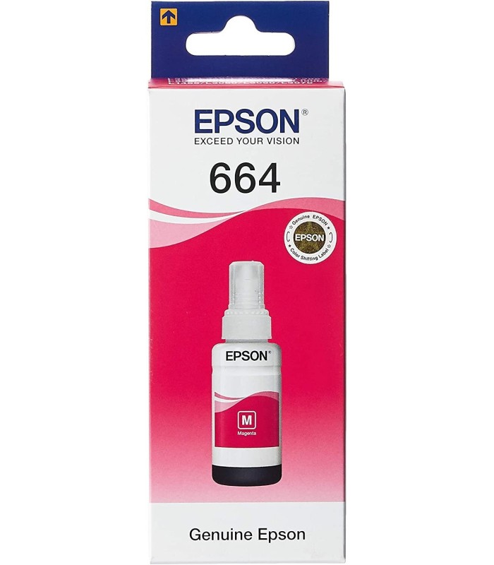 БУТИЛКА МАСТИЛО ЗА EPSON L100/L110/L200/L210/L300/L355/L550 - Ink Bottle - Magenta - /664/ - T6643 - P№ C13T66434A