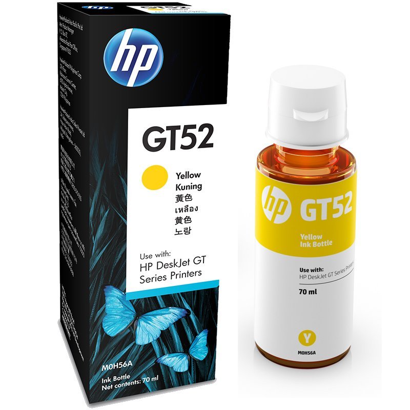 БУТИЛКА МАСТИЛО ЗА HEWLETT PACKARD DeskJet GT series - Yellow - Ink Bottle -  /GT52/ - P№ M0H56AE