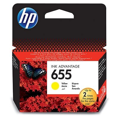 ГЛАВА ЗА HEWLETT PACKARD Deskjet ink advantage 3525/4615/4625/5522/6525 - Yellow - /655/ - P№ CZ112AE 