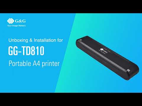 МОБИЛЕН ПРИНТЕР А4 - HEAT TRANSFER PRINTER A4 G&G - TD-810 - P№ TDN800R12P