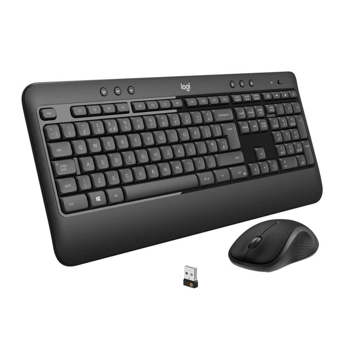 КОМПЛЕКТ МИШКА + КЛАВИАТУРА LOGITECH MK540 US - Wireless - БЕЗ БДС КИРИЛИЗАЦИЯ  - Black - P№ 920-008685