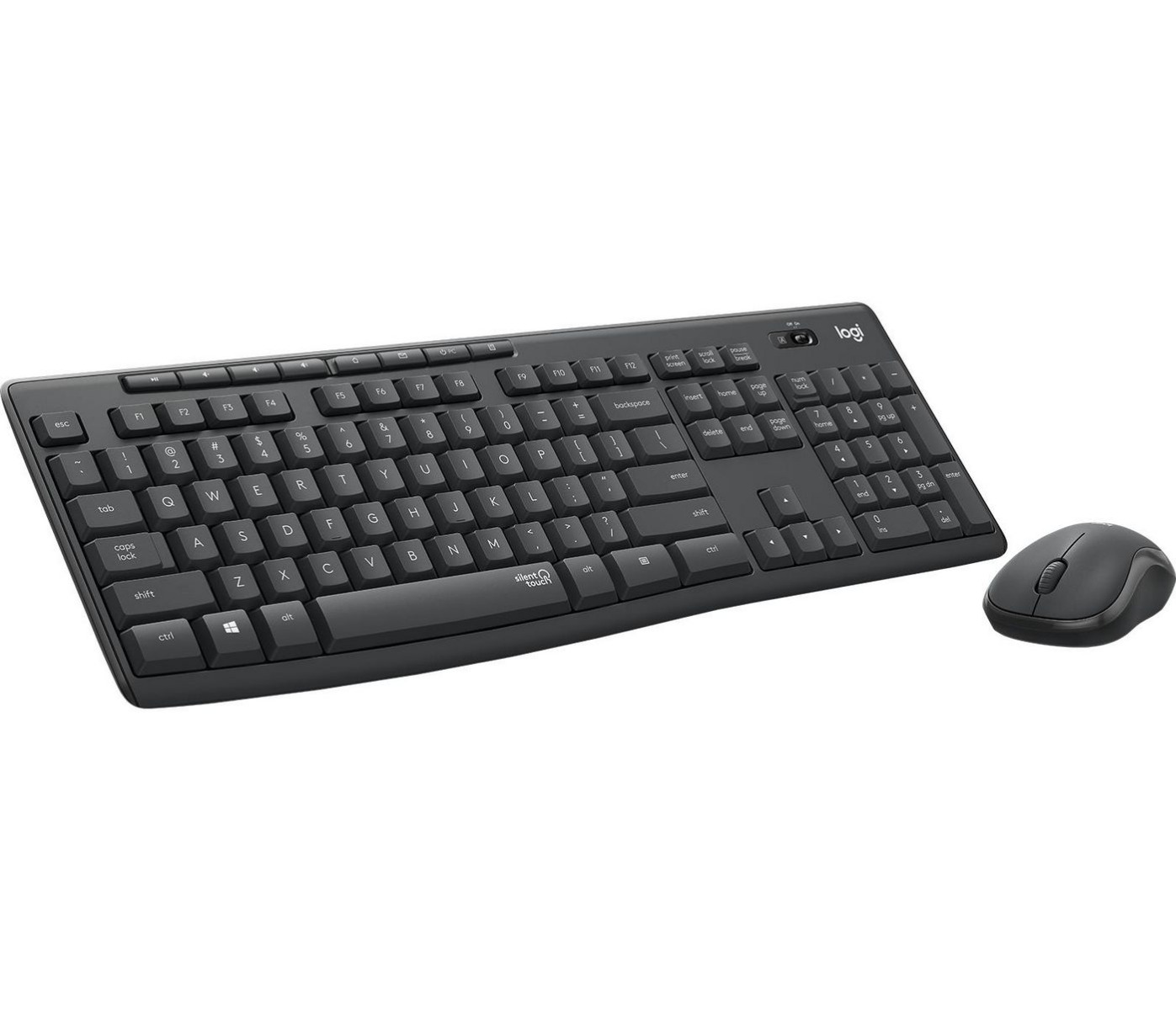 КОМПЛЕКТ МИШКА + КЛАВИАТУРА LOGITECH MK295 US - Wireless - БЕЗ БДС КИРИЛИЗАЦИЯ  - Black - P№ 920-009800