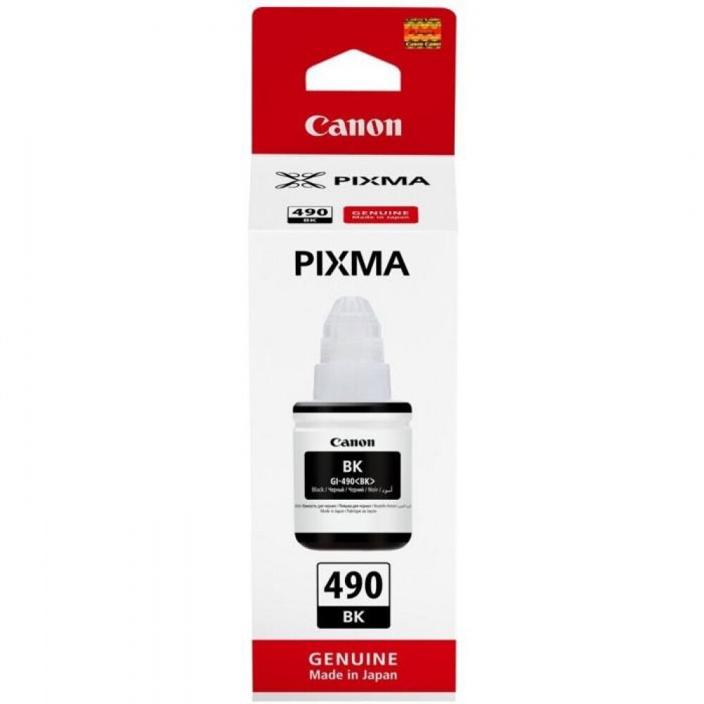 БУТИЛКА МАСТИЛО ЗА CANON PIXMA G1400/G2400/G3400 - /490/ - GI-490BK (GI490BK) - Ink Bottle - Black - P№ BS0663C001AA