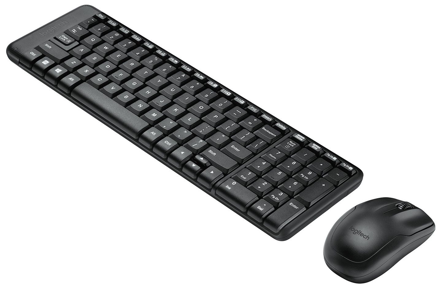 КОМПЛЕКТ МИШКА + КЛАВИАТУРА LOGITECH MK220 US - Wireless - Black - БЕЗ БДС КИРИЛИЗАЦИЯ - P№ 910-003161