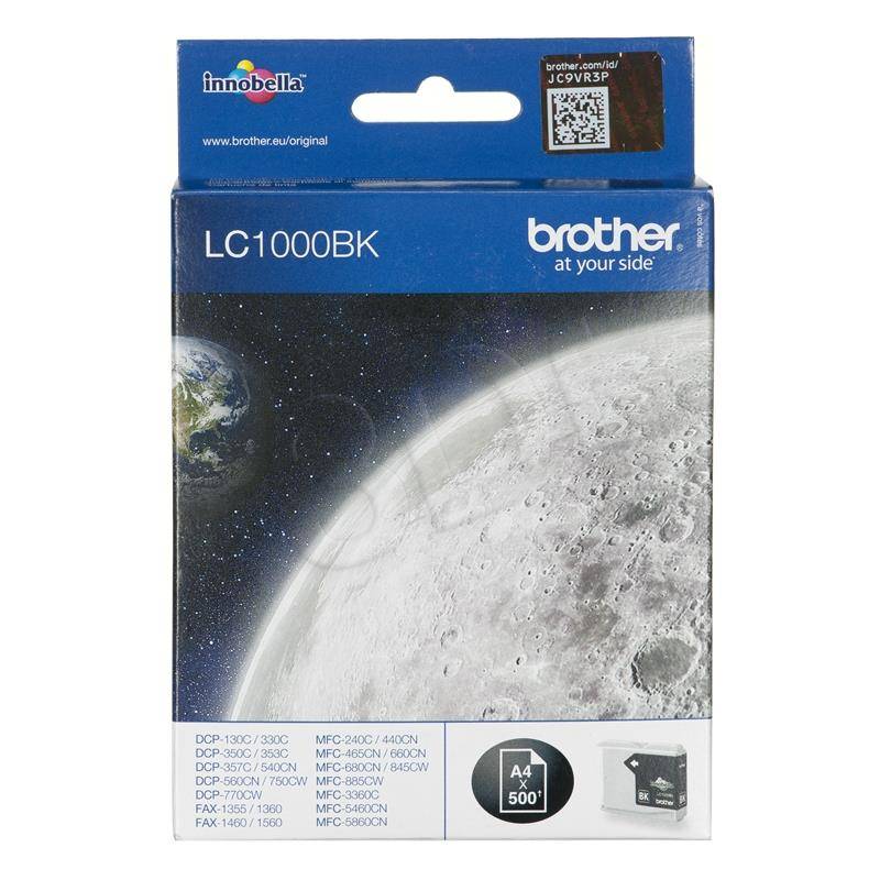 ГЛАВА ЗА BROTHER MFC 240C/440C/465/660/680/845/885/DCP 130C/330/350/540/560/750/770 - Black - P№ LC1000BK (LC-1000BK) 