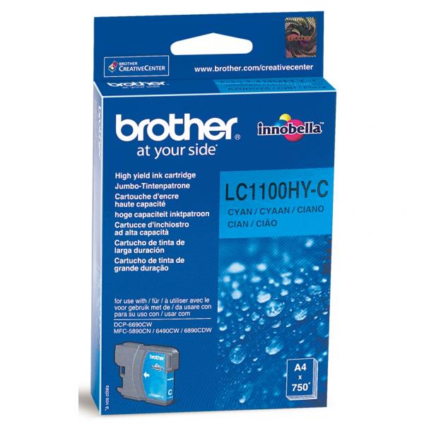 ГЛАВА ЗА BROTHER MFC 6490CW/DCP 6690CW - Cyan - HIGH CAPACITY - P№ LC1100HYC (LC-1100HYC)