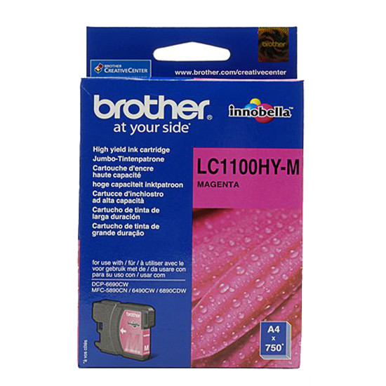 ГЛАВА ЗА BROTHER MFC 6490CW/DCP 6690CW - Magenta - HIGH CAPACITY  - P№ LC1100HYM (LC-1100HYM)