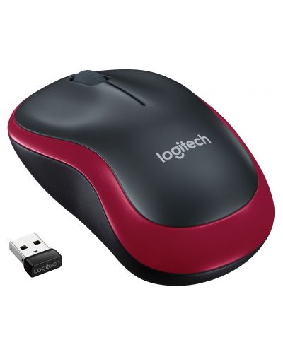 МИШКА LOGITECH M185 - Wireless - Red - P№ 910-002240