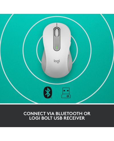 МИШКА LOGITECH M650 L Wireless - White - P№ 910-006240