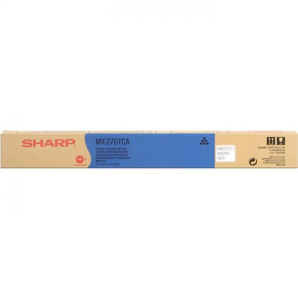 КАСЕТА ЗА SHARP MX 2300N/2700N/3500N/3501N/4500N/4501N - Cyan - PN MX-27GTCA (MX27GTCA)