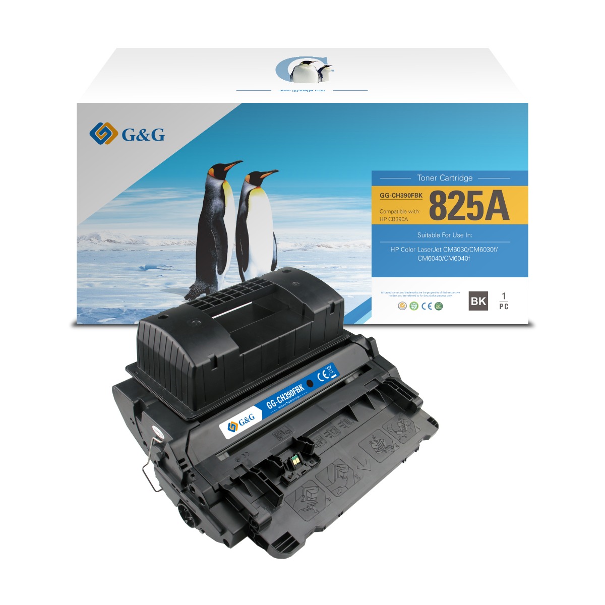 КАСЕТА ЗА HP LASER JET M4555 MFP series - /90A/ - CE390A - Black - P№ NT-CH390C/NT-PH390C - G&G