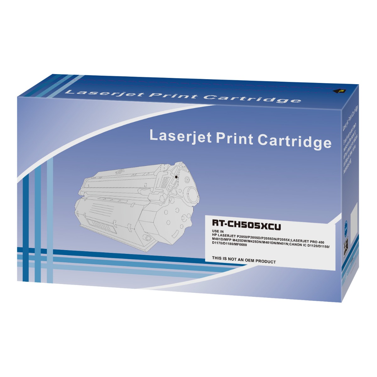 УНИВЕРСАЛНА КАСЕТА ЗА HP LASER JET P2055/Pro 400/M401/CANON LBP 6300/6310/6600/6650/6670 - CRG-719H/CE505X/CF280X - Black - P№ RT-CH505XCU - BLUE BOX