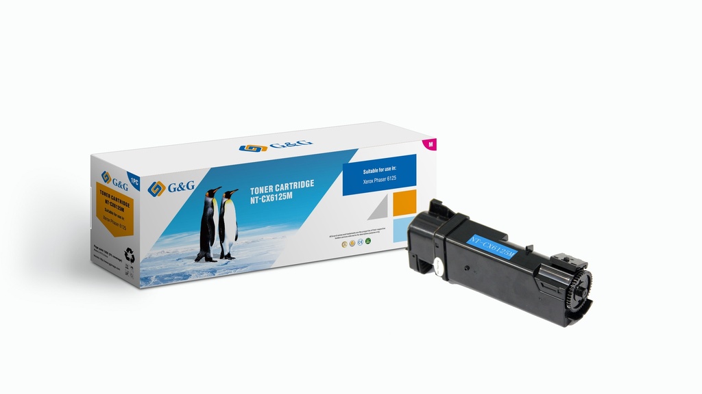 КАСЕТА ЗА XEROX Phaser 6125/6125N - Magenta - 106R01336 - PN NT-C6125M/NT-CX6125M - G&G