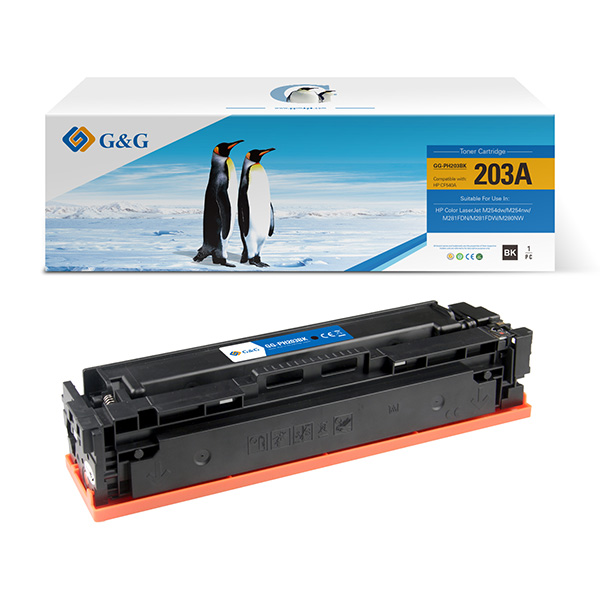 КАСЕТА ЗА HP Color LaserJet Pro M254nw/M254dw/MFP M280nw/MFP M281fdn/MFP M281fdw - /203A/ - Black - CF540A - P№ NT-PH203BK - G&G