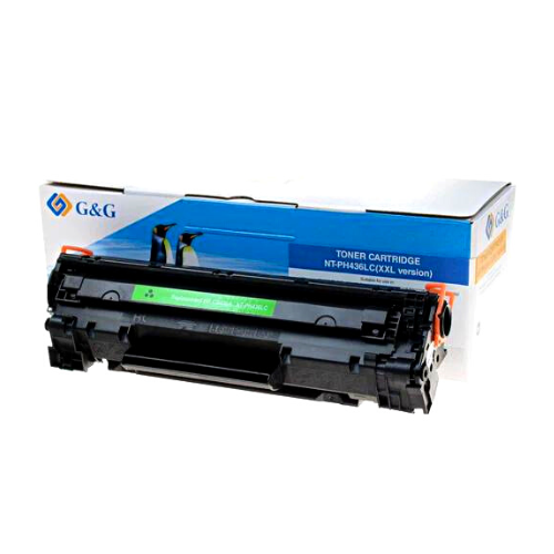 КАСЕТА (JUMBO) ЗА HP LASER JET P1505 - M1120 MFP Series/M1522 MFP Series/P1500 Series - CB436A - Black - JUMBO - P№ NT-PH436LC - G&G