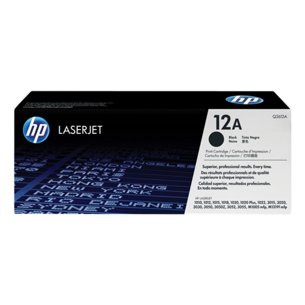 КАСЕТА ЗА HP ULTRA PRECISE PRINT LASER JET 1010/1012/1015/3015/3020/3030 - /12A/ - Black - PN Q2612A