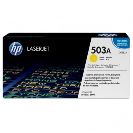 КАСЕТА ЗА HP COLOR LASER JET 3800 - Yellow - /503A/ - PN Q7582A